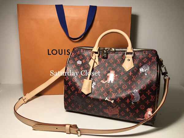 新作で超限定 ルイヴィトン キャットグラム 偽物 スピーディバンドリエール 30 NM